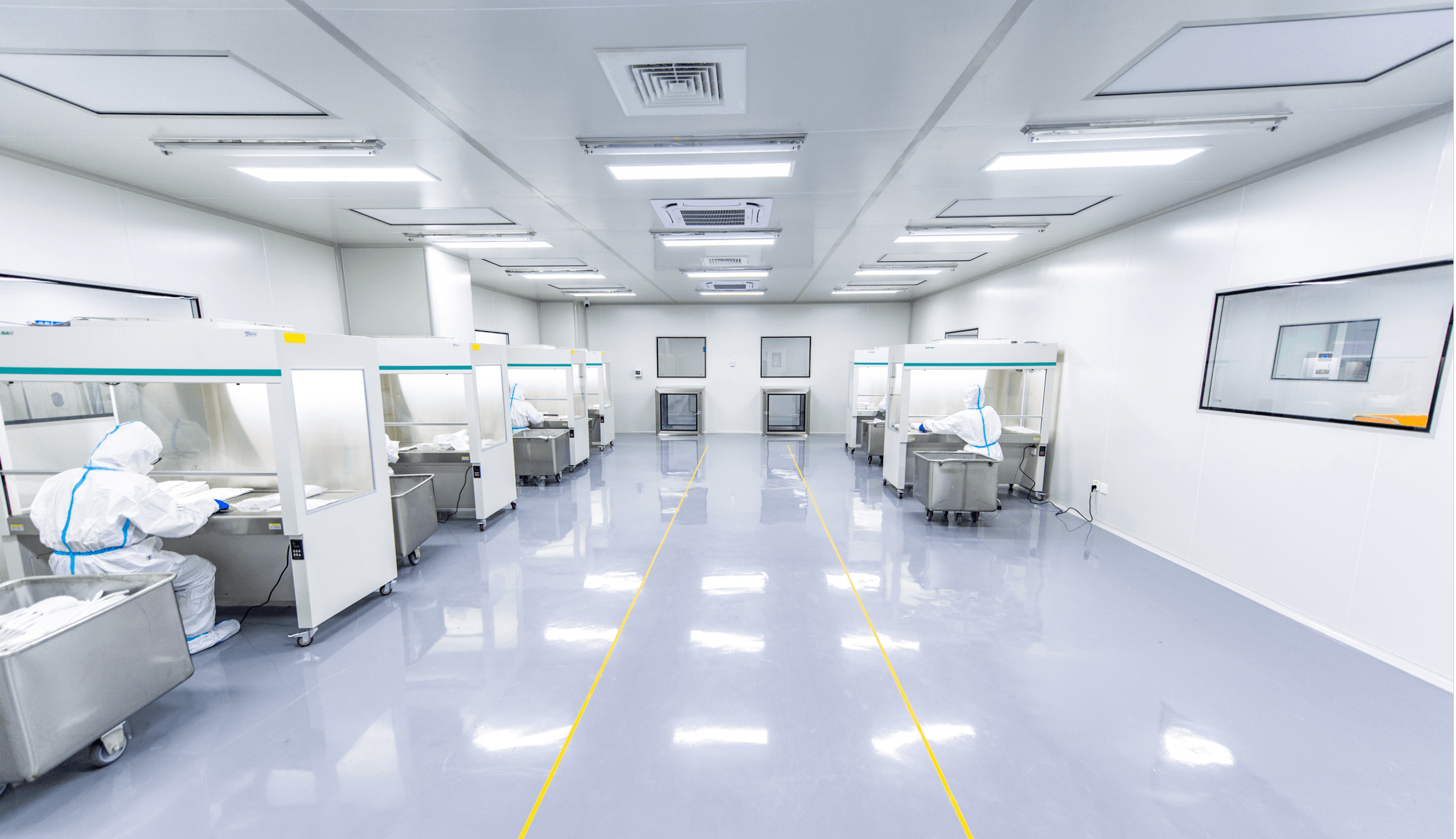 Manufacturing environment supporting CleanMop Systems products, view 2
