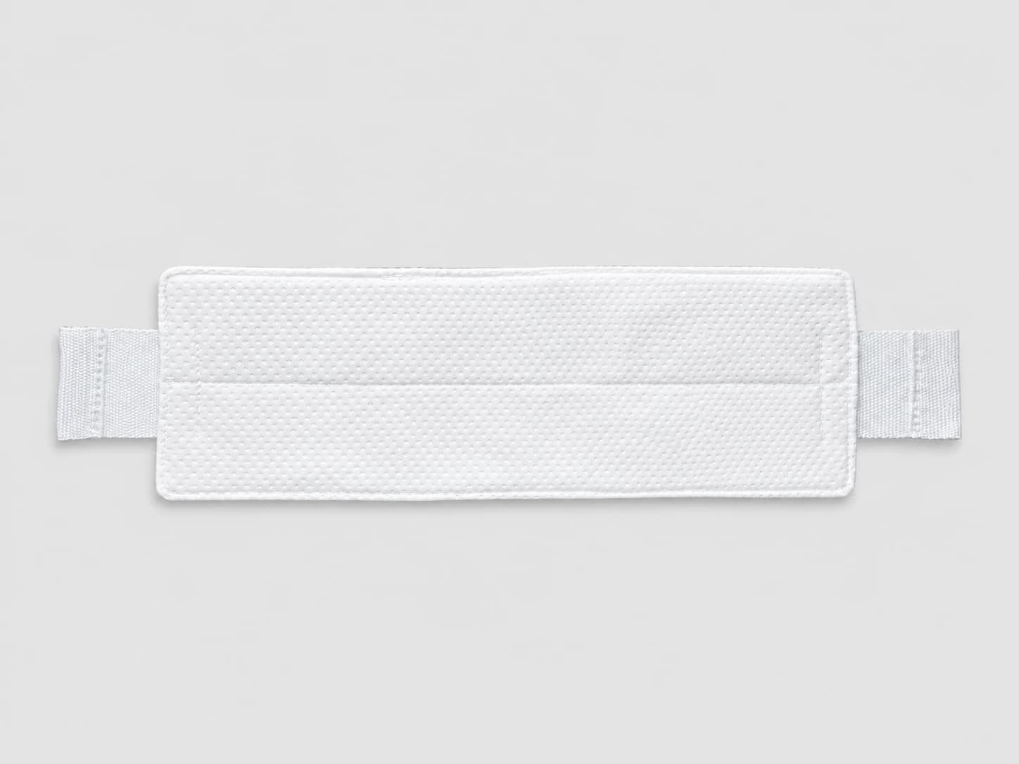 High-density white microfiber cleanroom mop pad, product view