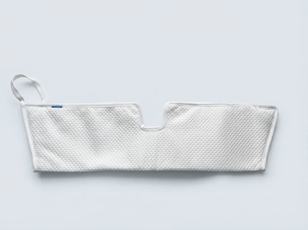 MIDPOSI Single-Use Duo Mop, white double-sided cleaning face