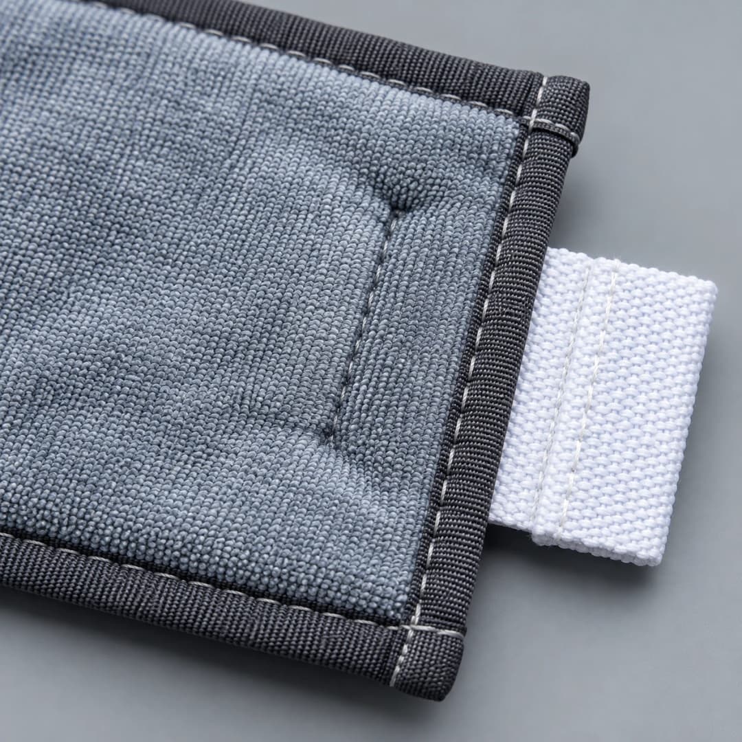 UltraSpeed microfiber mop replacement head, stitching and edge detail